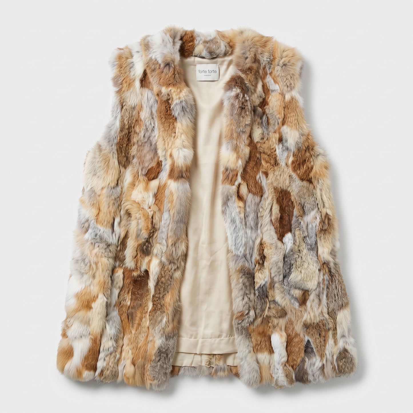 Luxurious Multi-Tone Fur Vest