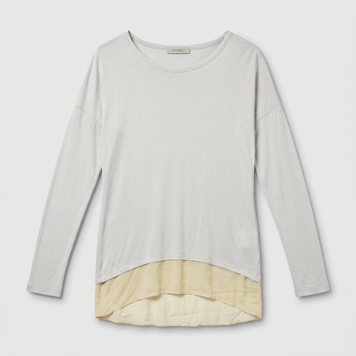 Layered Hem Long Sleeve Top