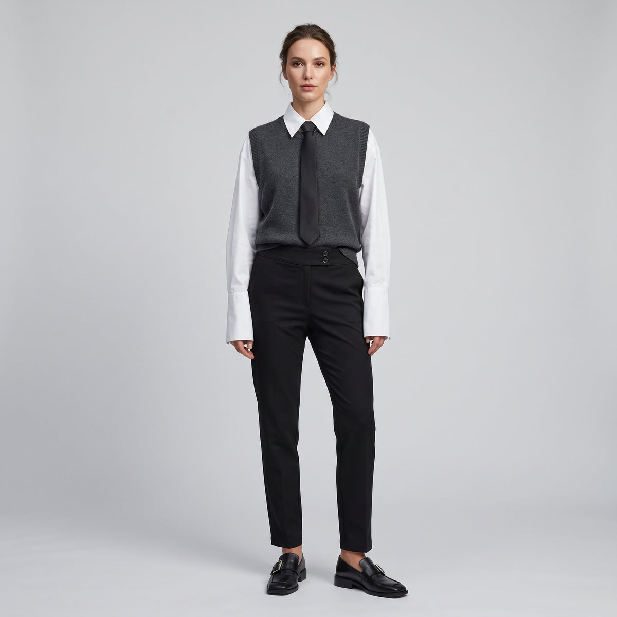 Tailored Classic Black Trousers
