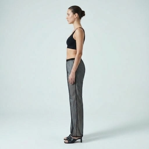 Tailored Pinstripe Side-Stripe Trousers