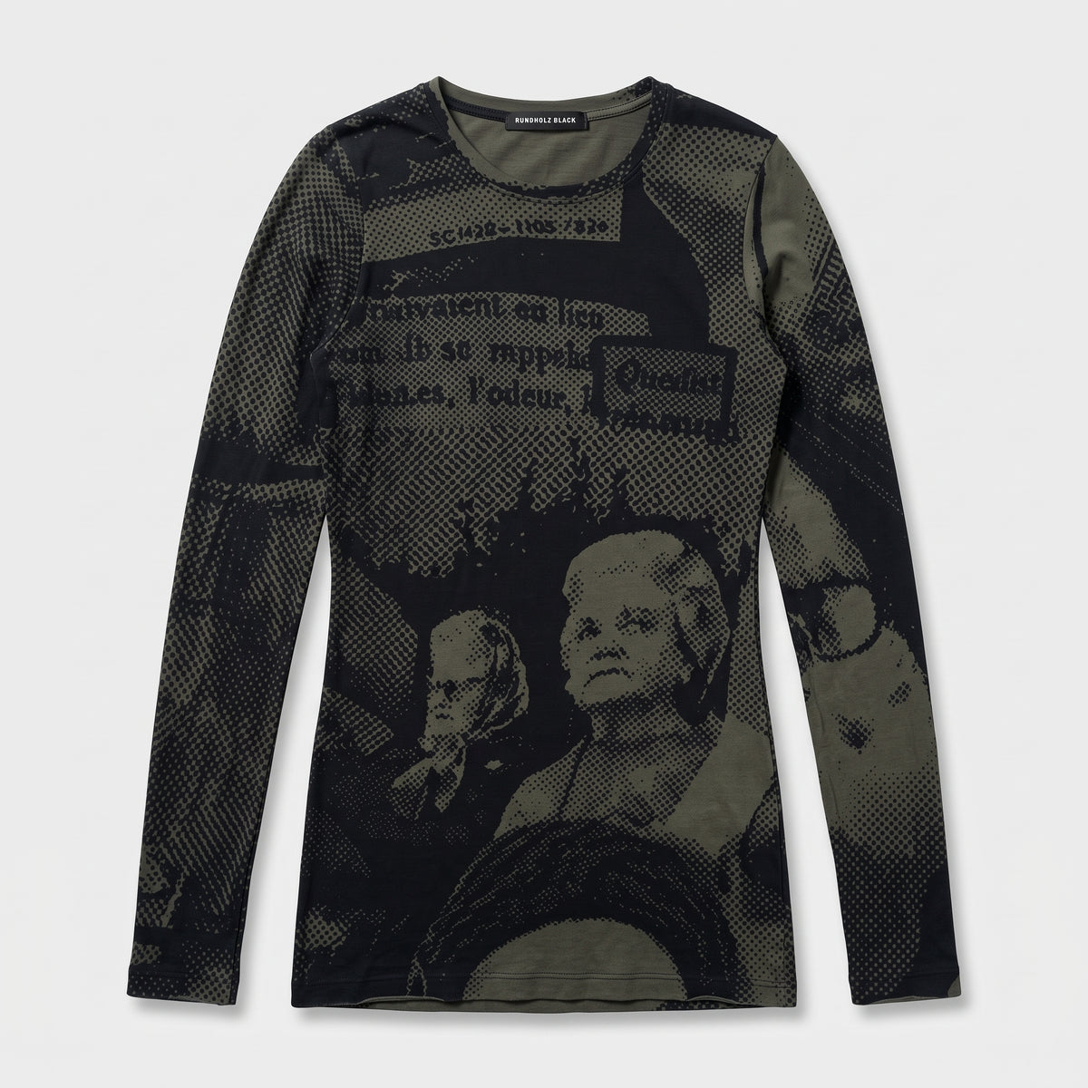 Graphic Print Long Sleeve Top