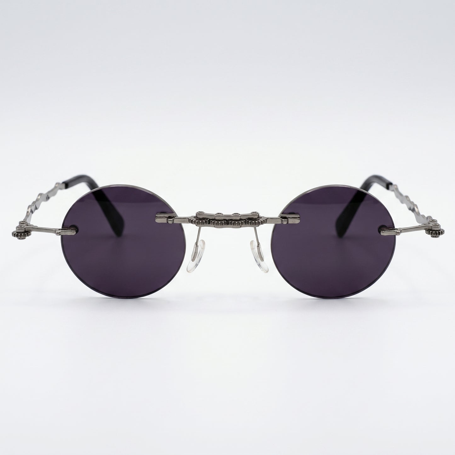 Avant-Garde Round Metal Sunglasses