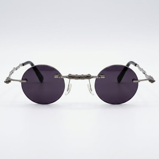 Avant-Garde Round Metal Sunglasses