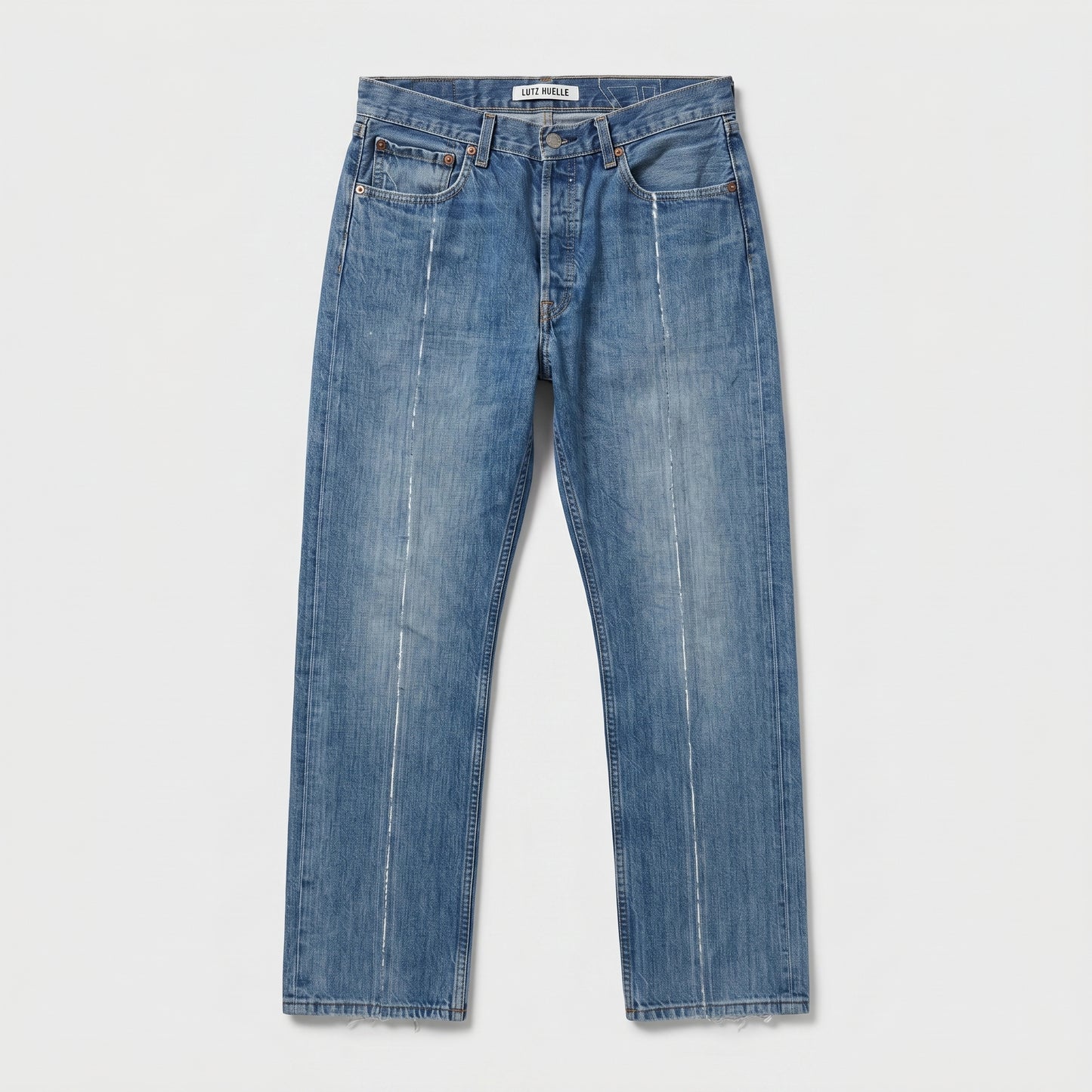 Stitched Detail Denim Jeans