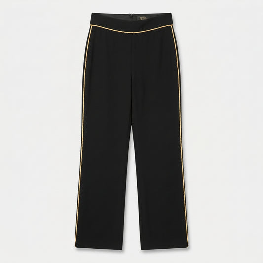 Gold Trim Tailored Trousers