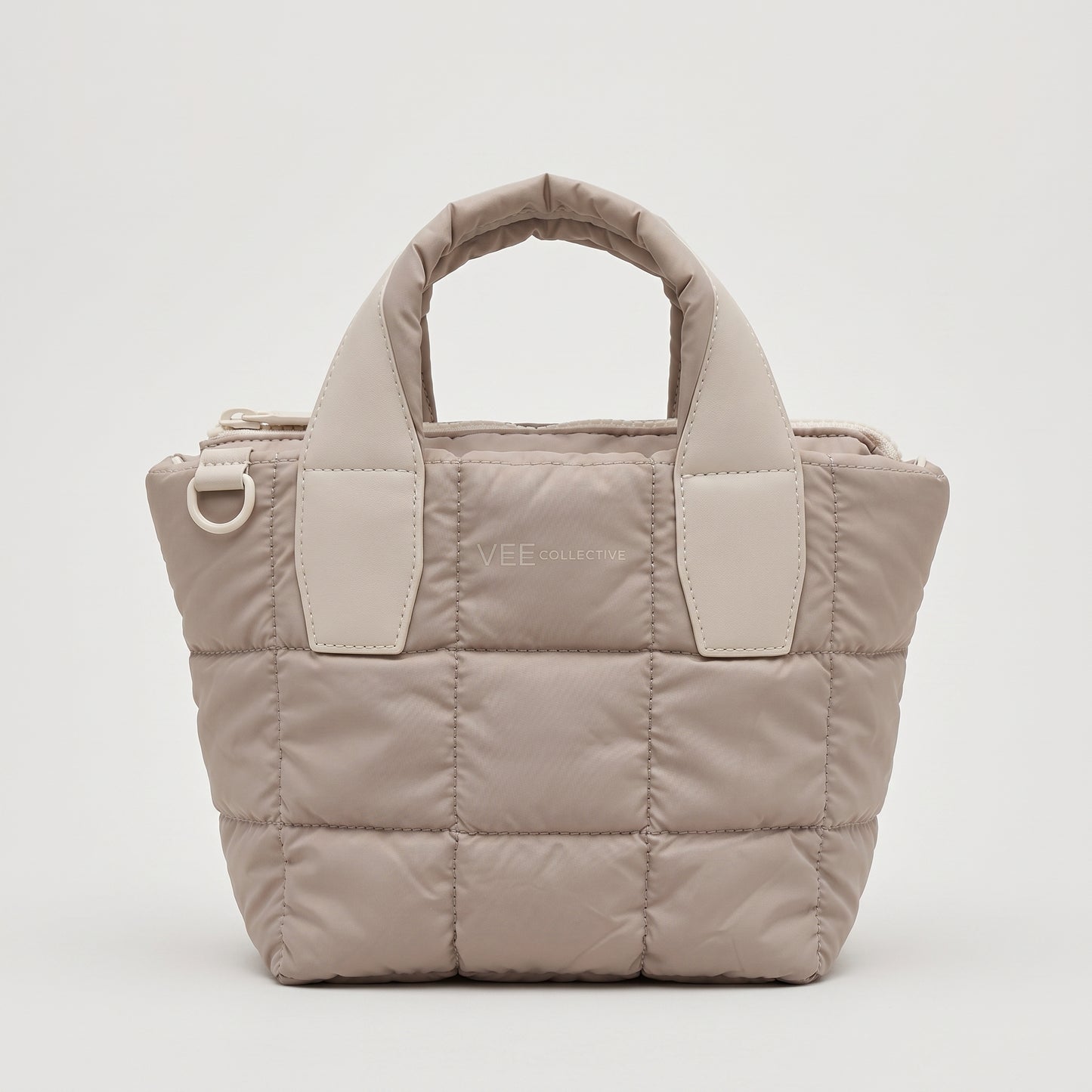 Mini Quilted Puffer Tote Bag