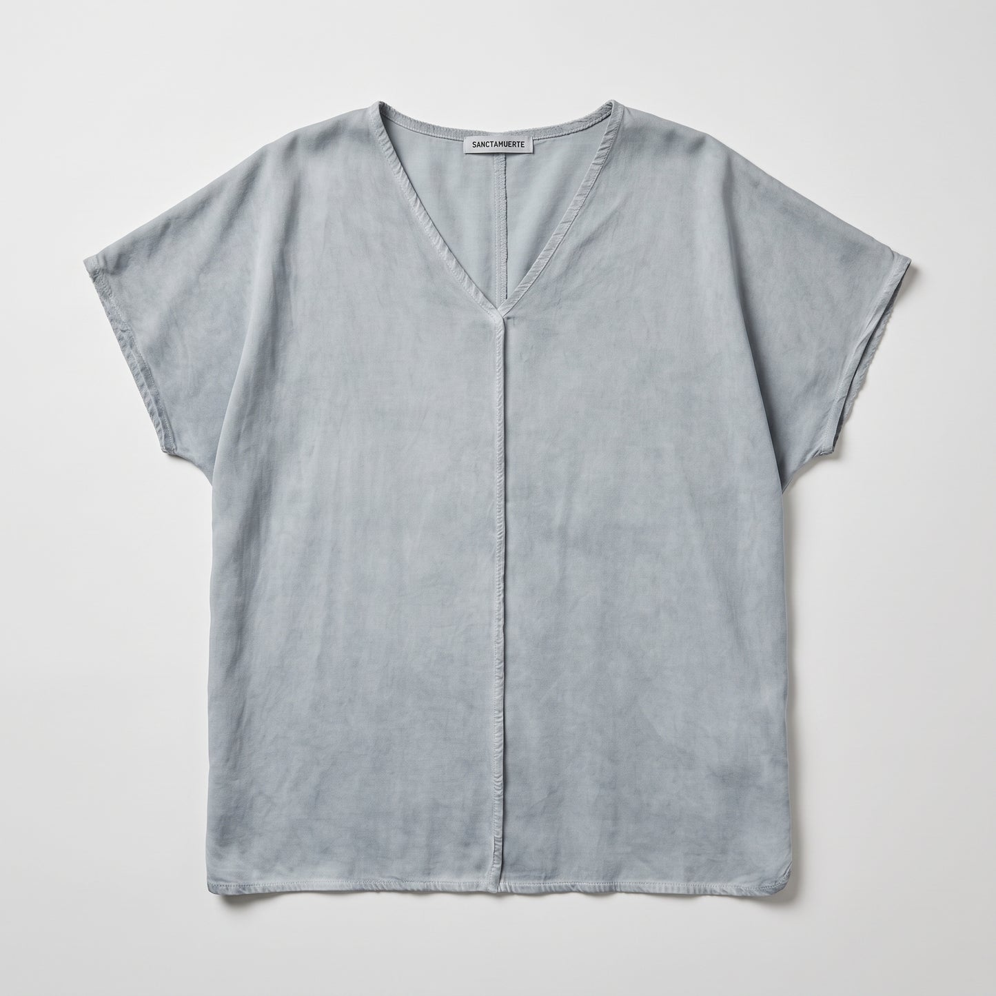 Minimalist Soft Cotton V-Neck Top
