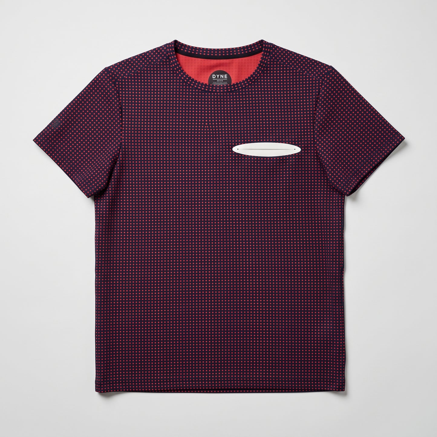 Technical Patterned Crewneck T-Shirt