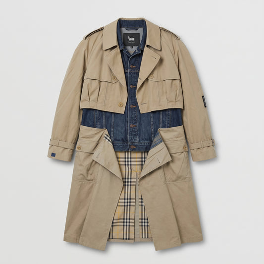 Hybrid Denim Trench Coat