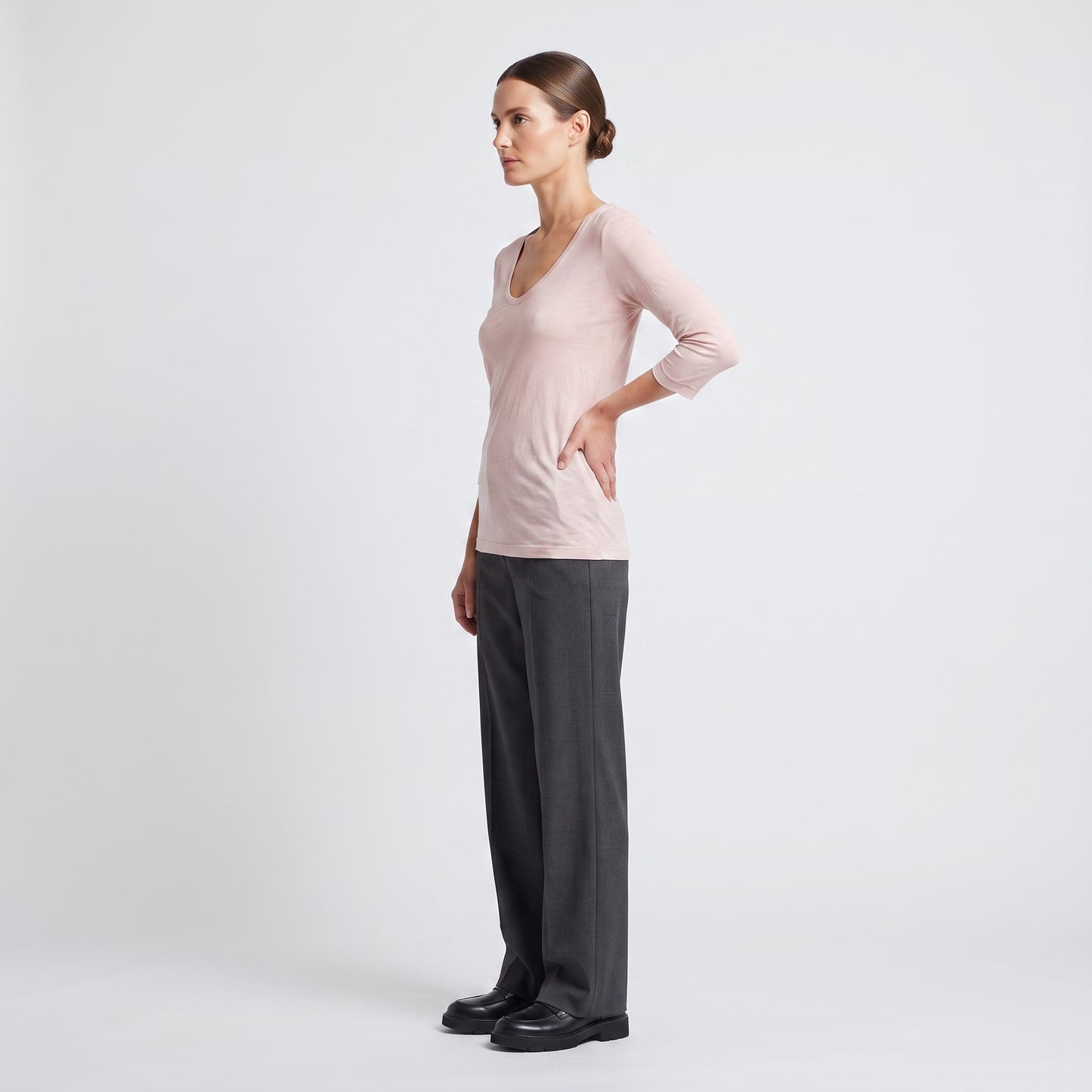 Essential Soft Pink V-Neck