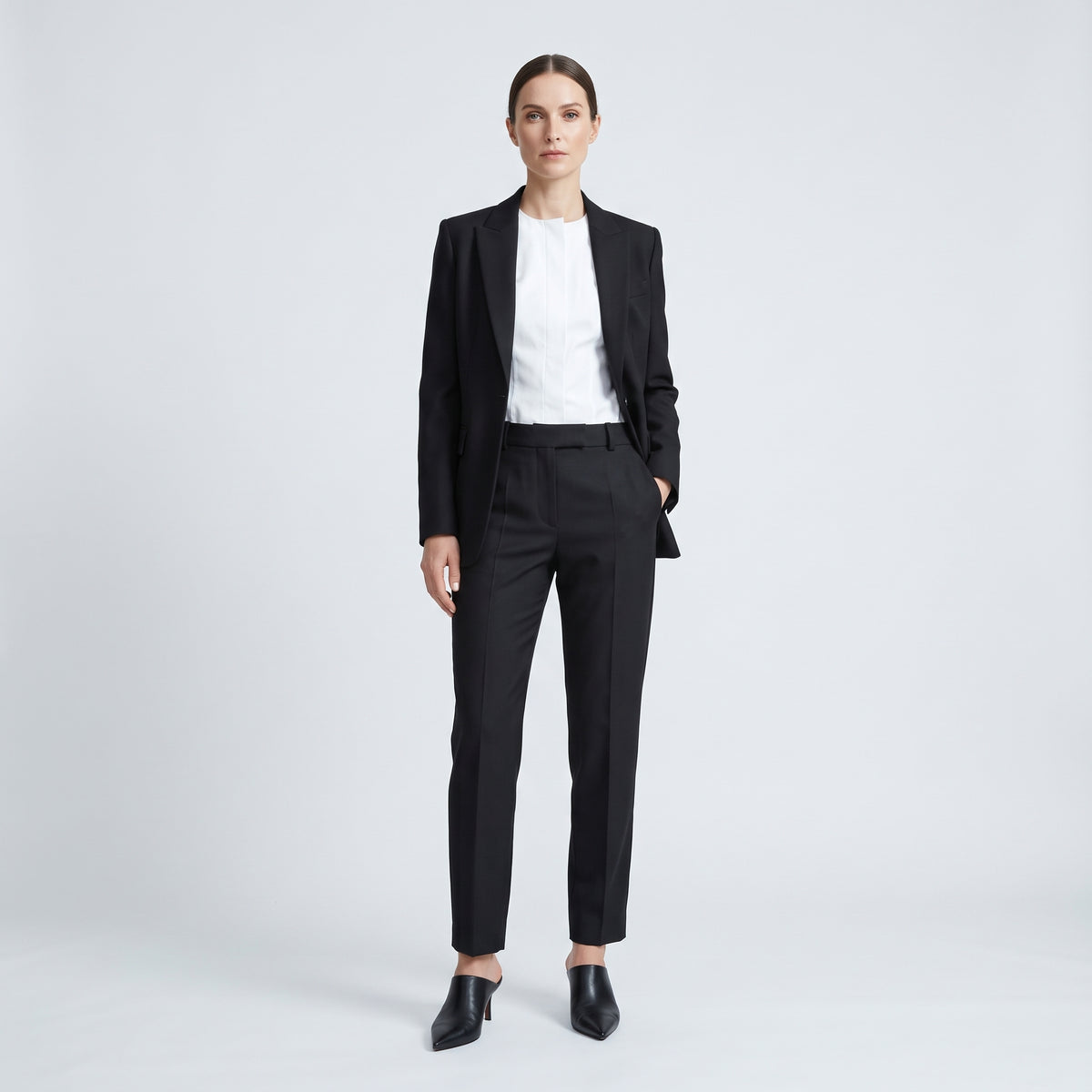 Classic Tailored Black Trousers