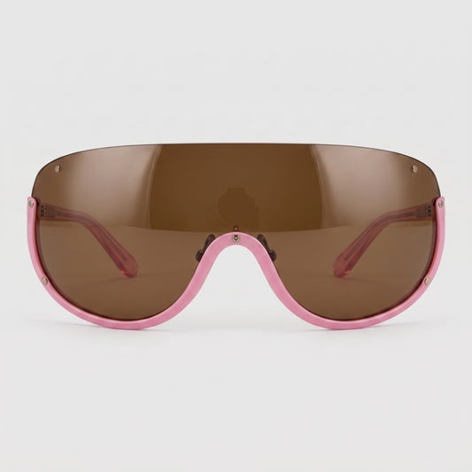Futurist Pink Shield Sunglasses