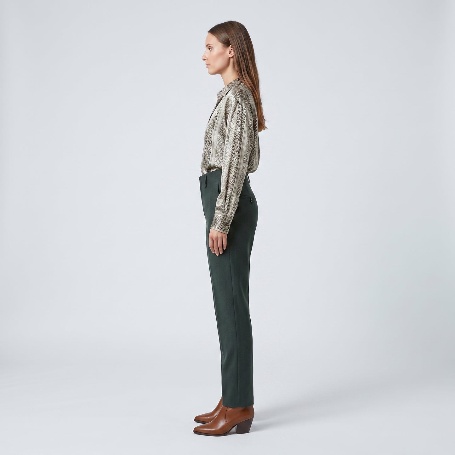 Tailored Forest Green Trousers