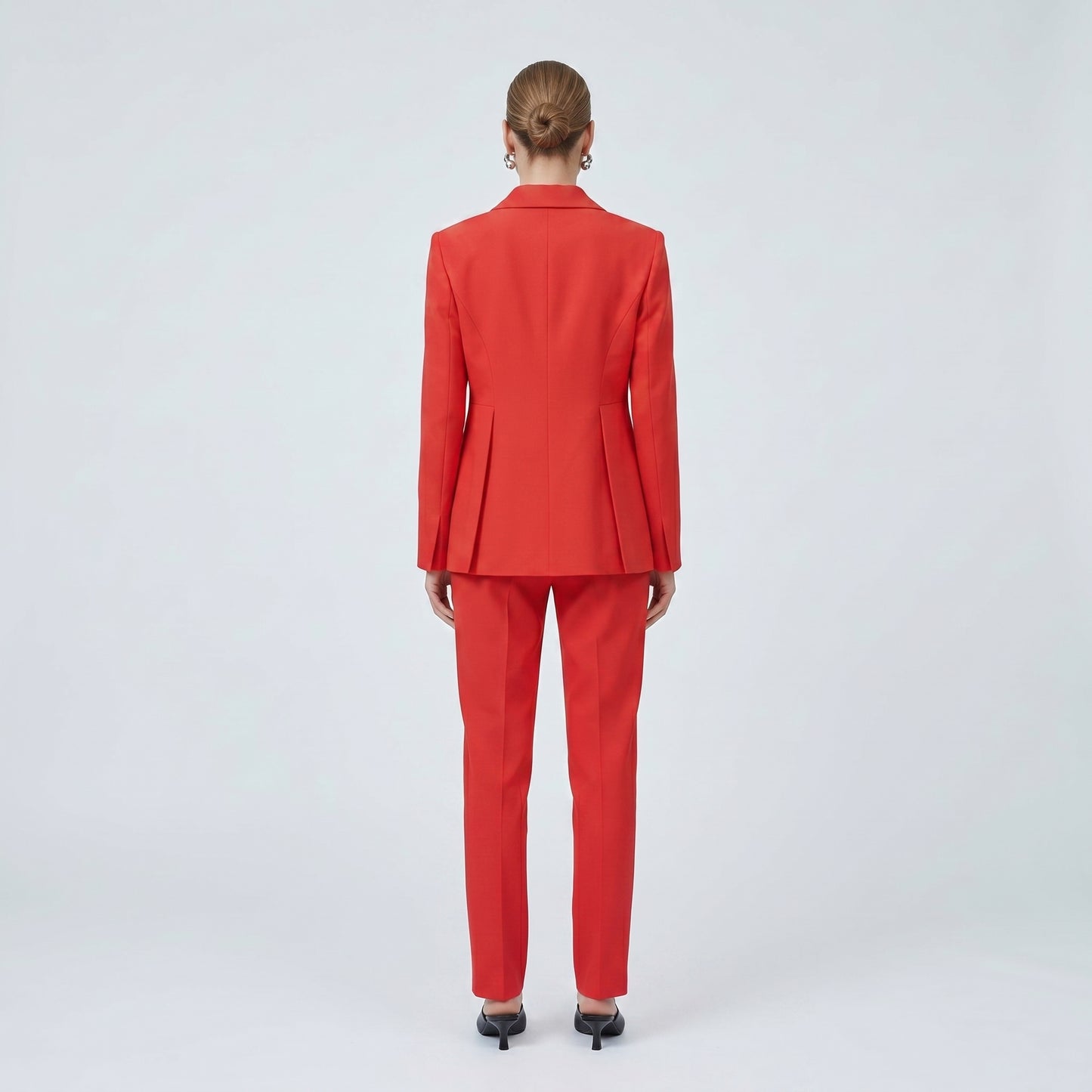 Tailored Hourglass Red Blazer