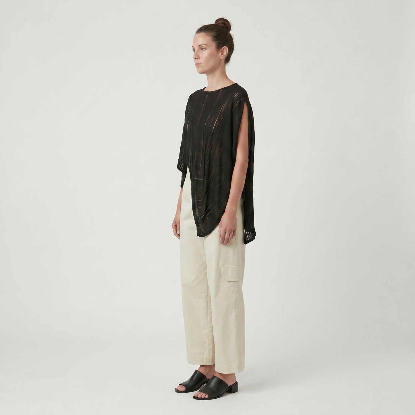 Asymmetrical Ribbed Knit Top