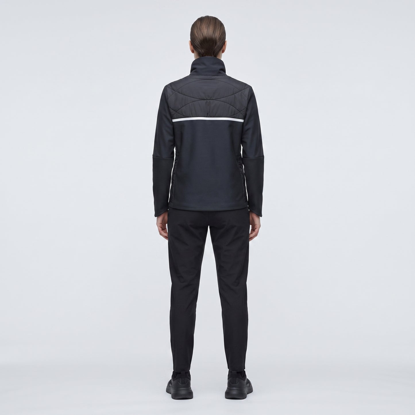 Quilted Technical Zip Jacket