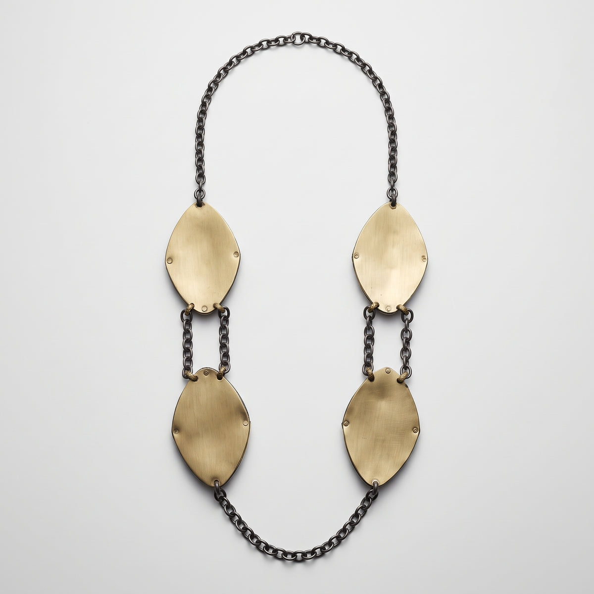 Artisan Gold Stone Statement Necklace