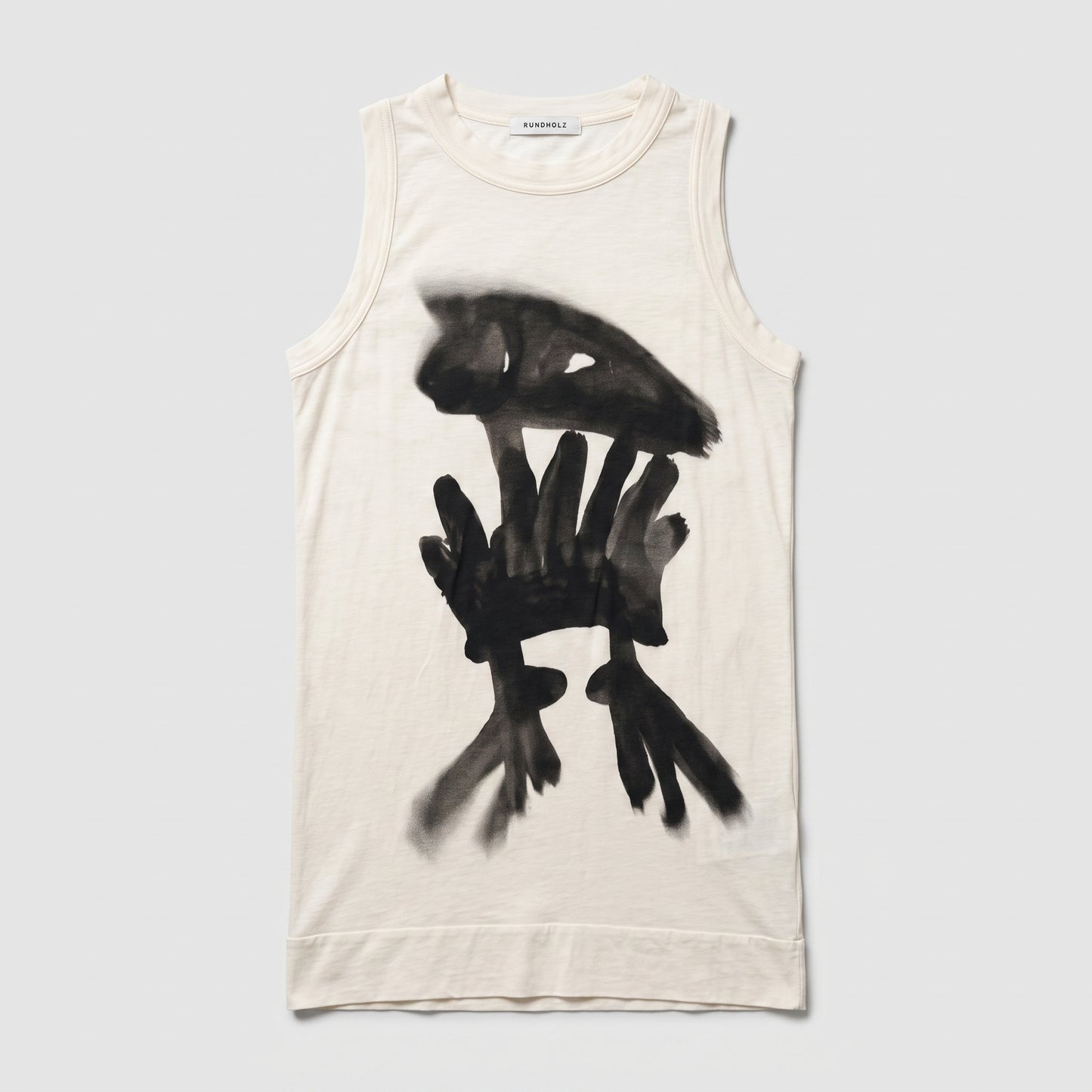 Abstract Graphic Sleeveless Top