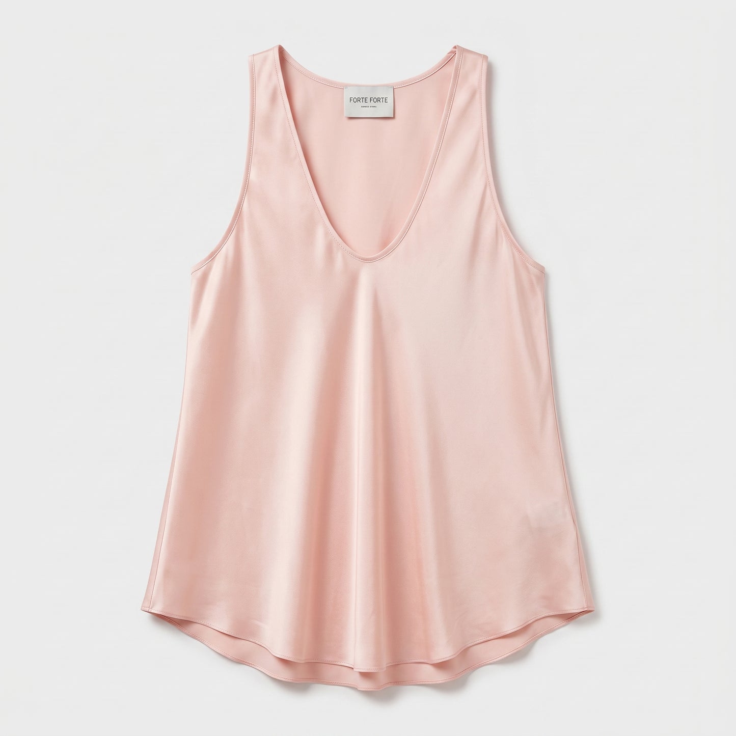 Silk V-Neck Sleeveless Tank