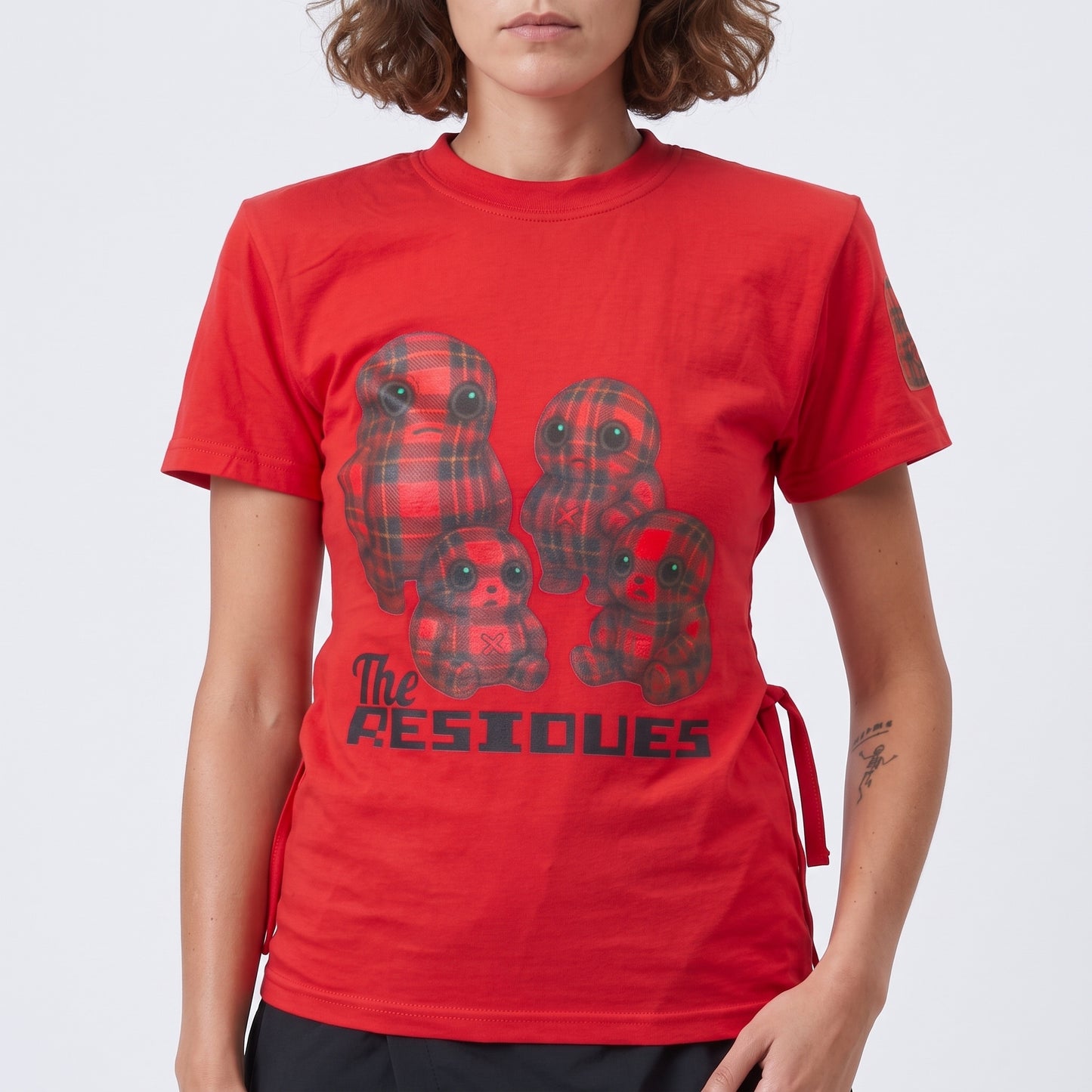 Red Graphic Cotton T-Shirt