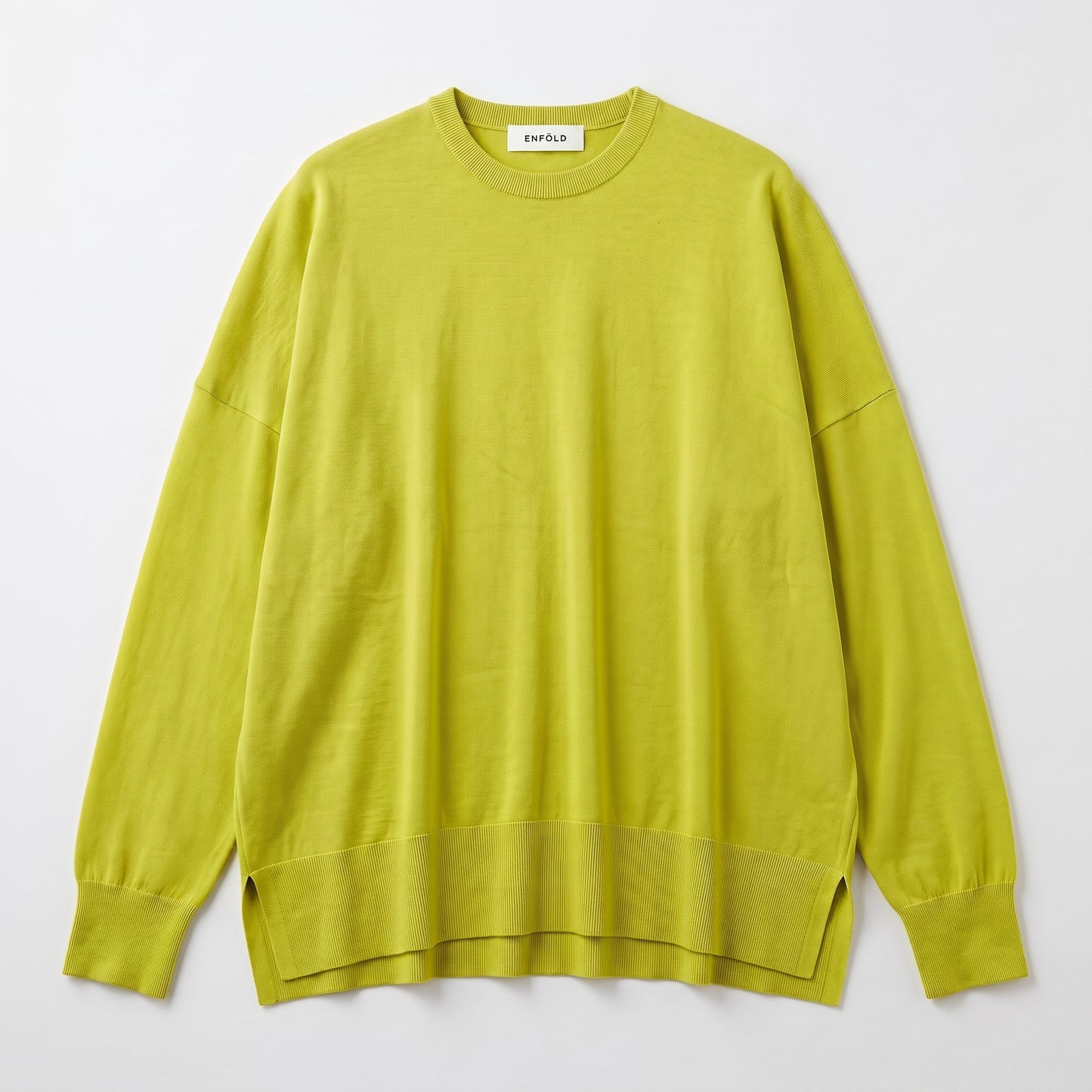 Lime Crew Neck Knit Sweater