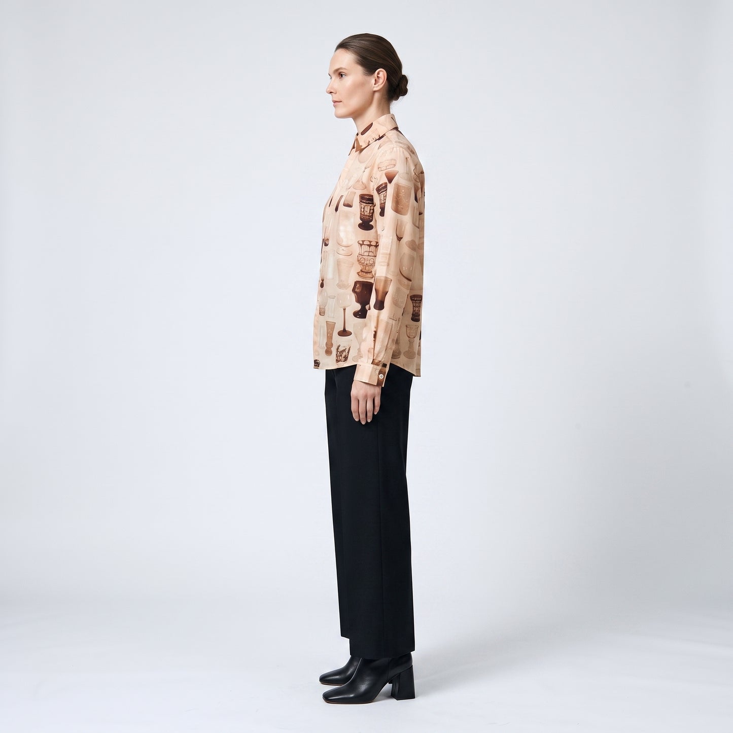 Graphic Print Long-Sleeve Shirt
