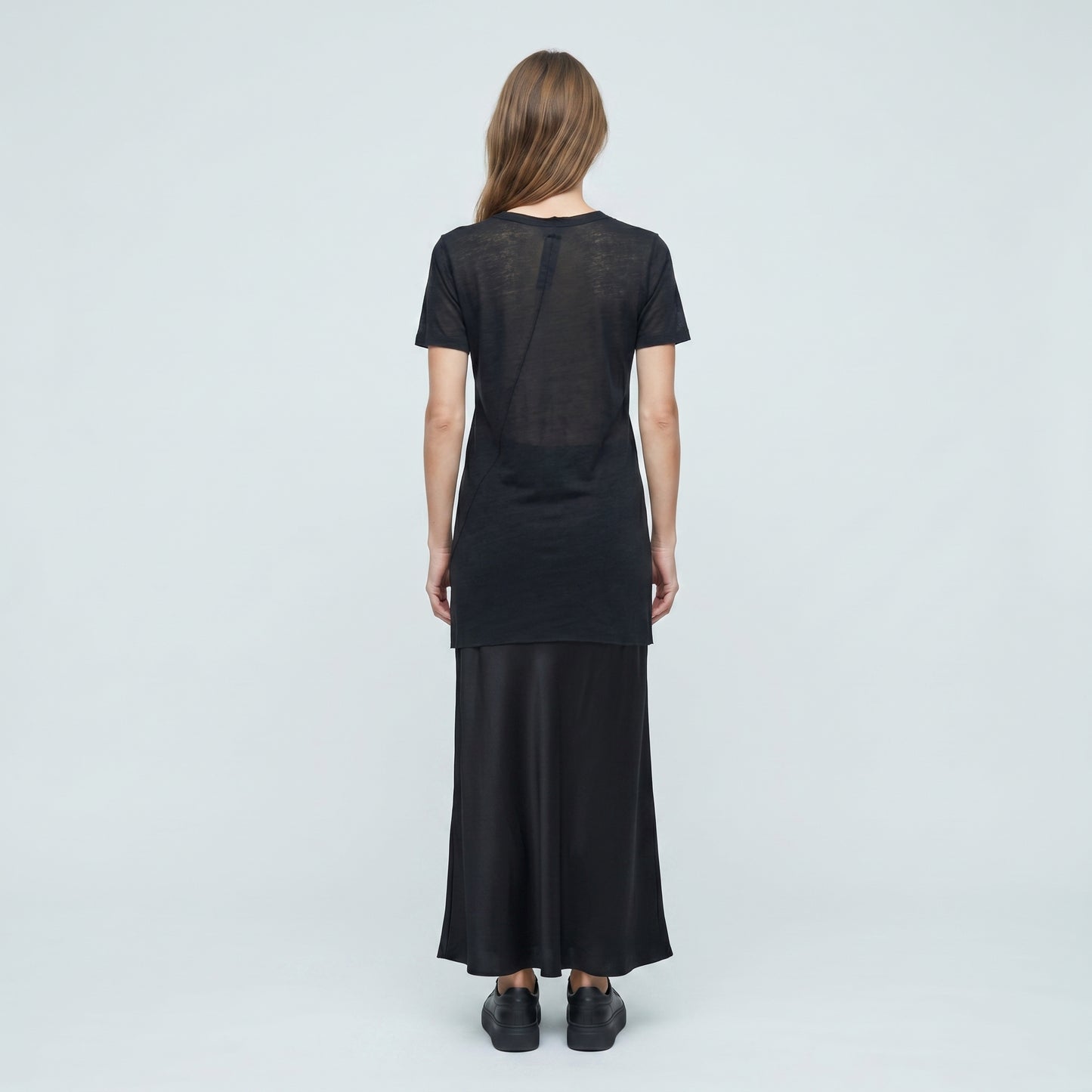 Sheer Lightweight Crewneck T-Shirt