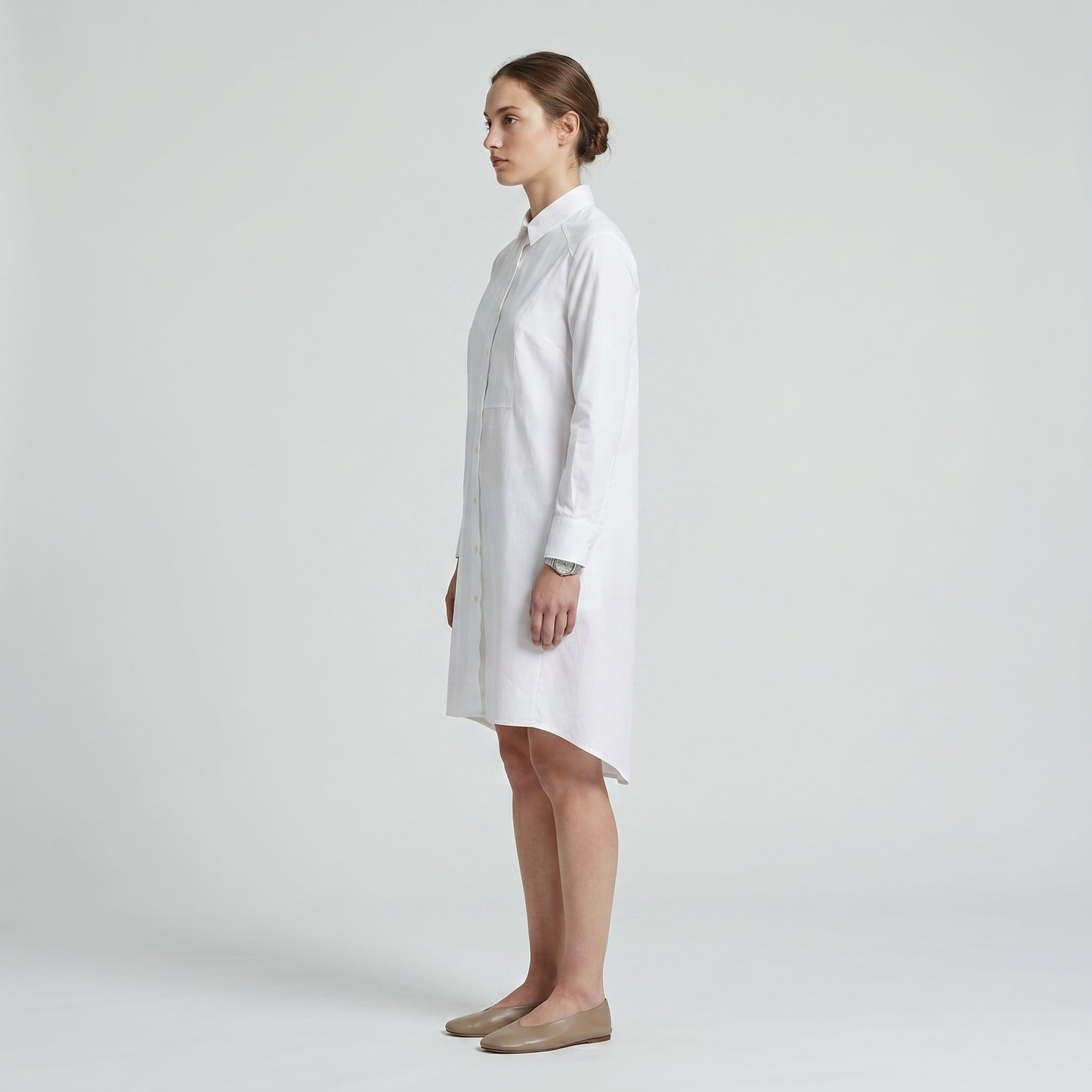 Essential Crisp White Shirtdress