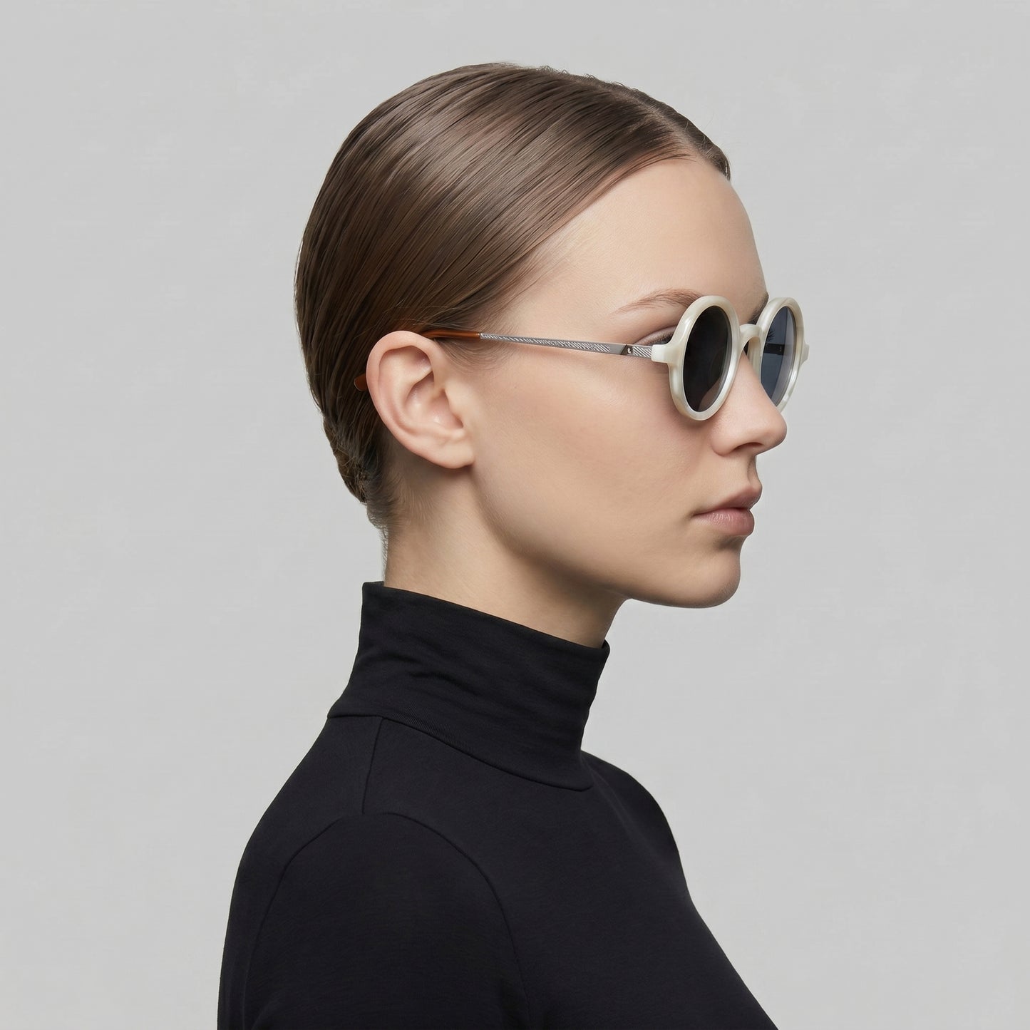 Round Acetate Sunglasses