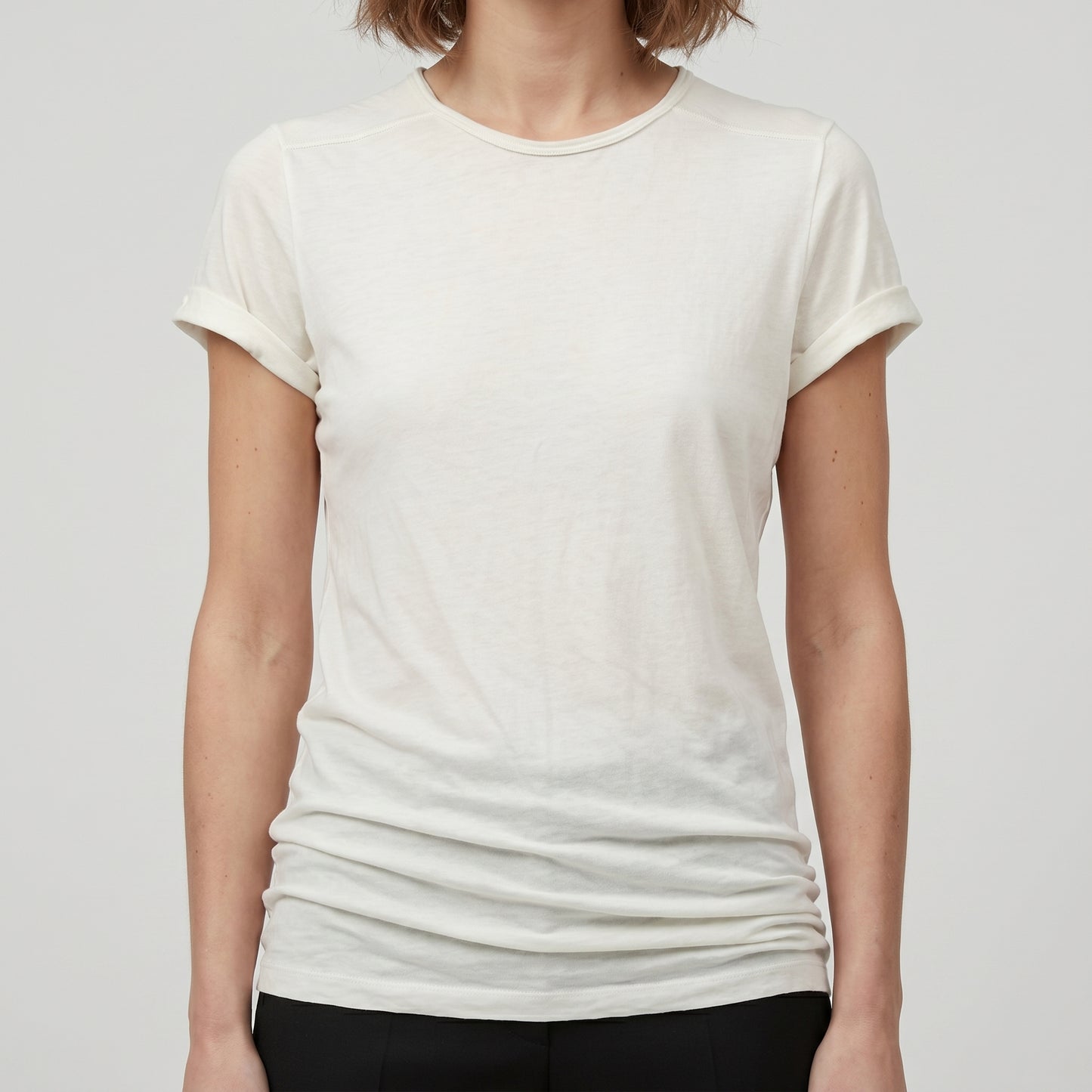 Classic Off-White Cotton Tee