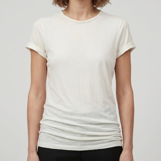 Classic Off-White Cotton Tee