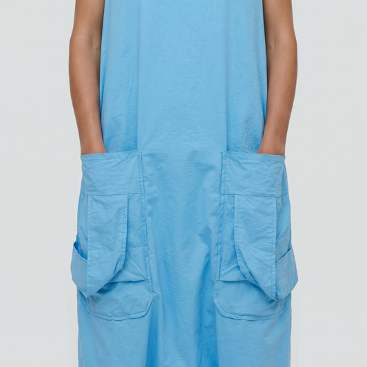 Sleeveless Drop Crotch Jumpsuit