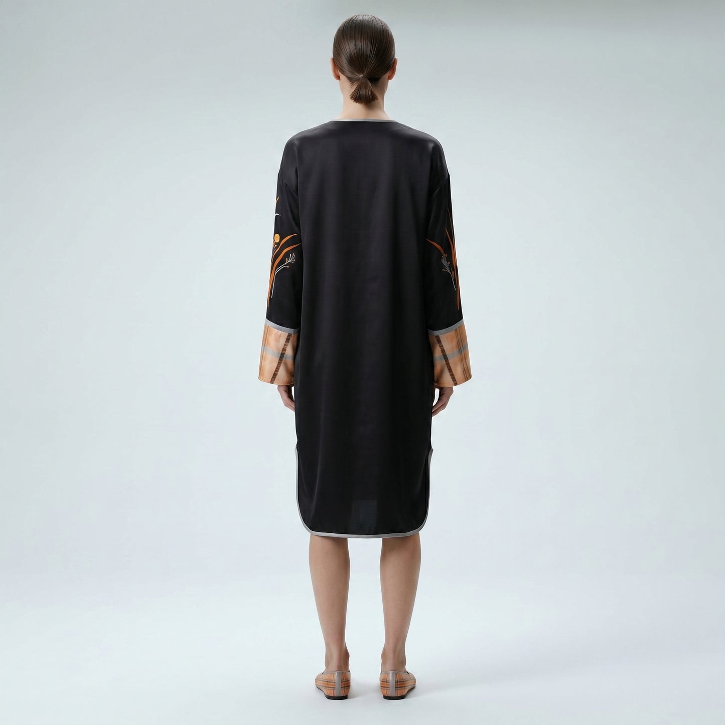 Embroidered Tassel Tunic Dress