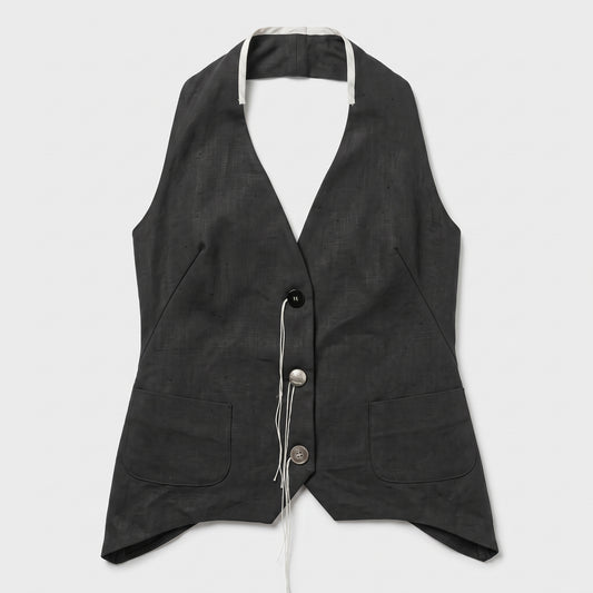 Tailored Halter Neck Vest