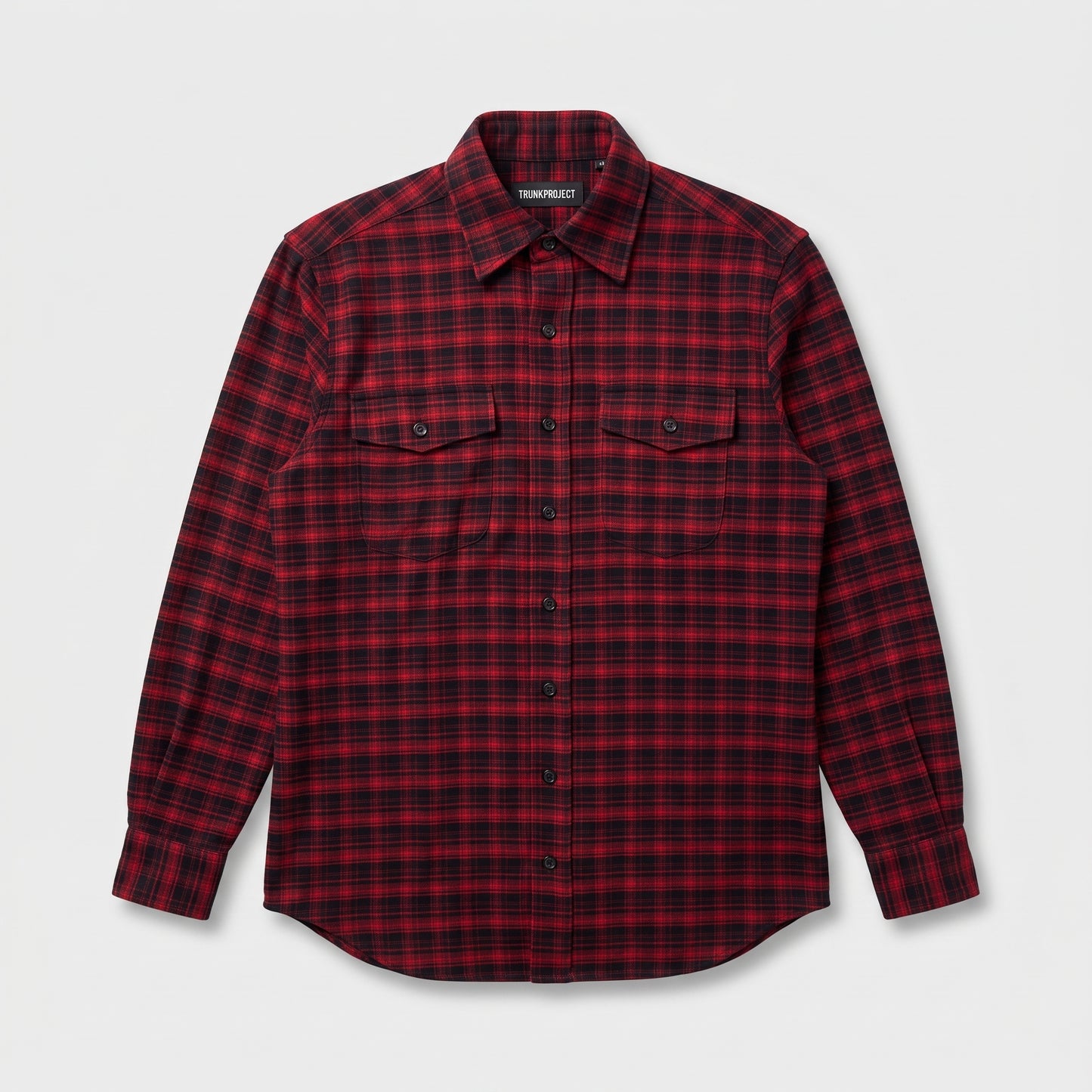 Red Plaid Flannel Shirt
