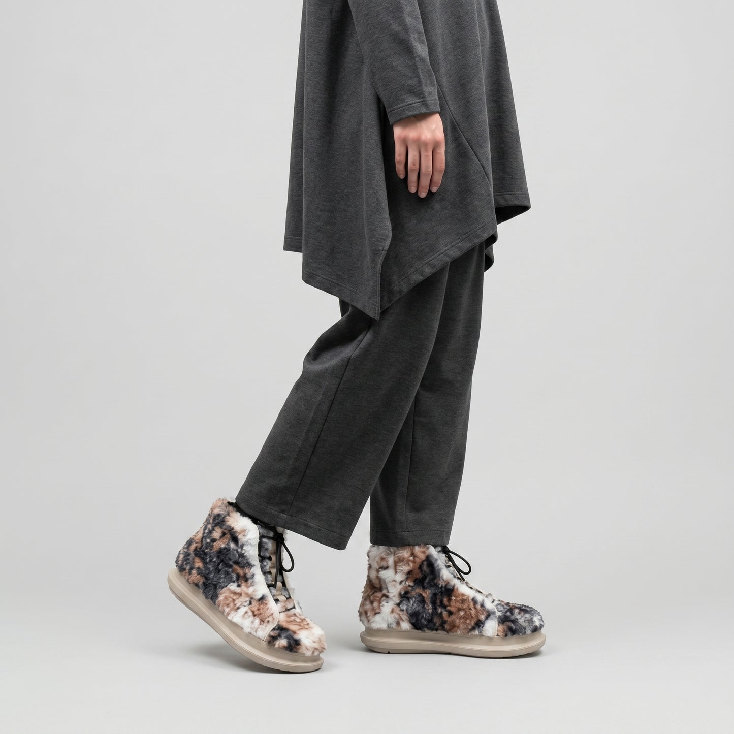 Faux Fur Platform Winter Boots
