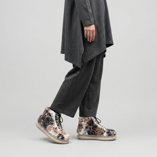 Faux Fur Platform Winter Boots