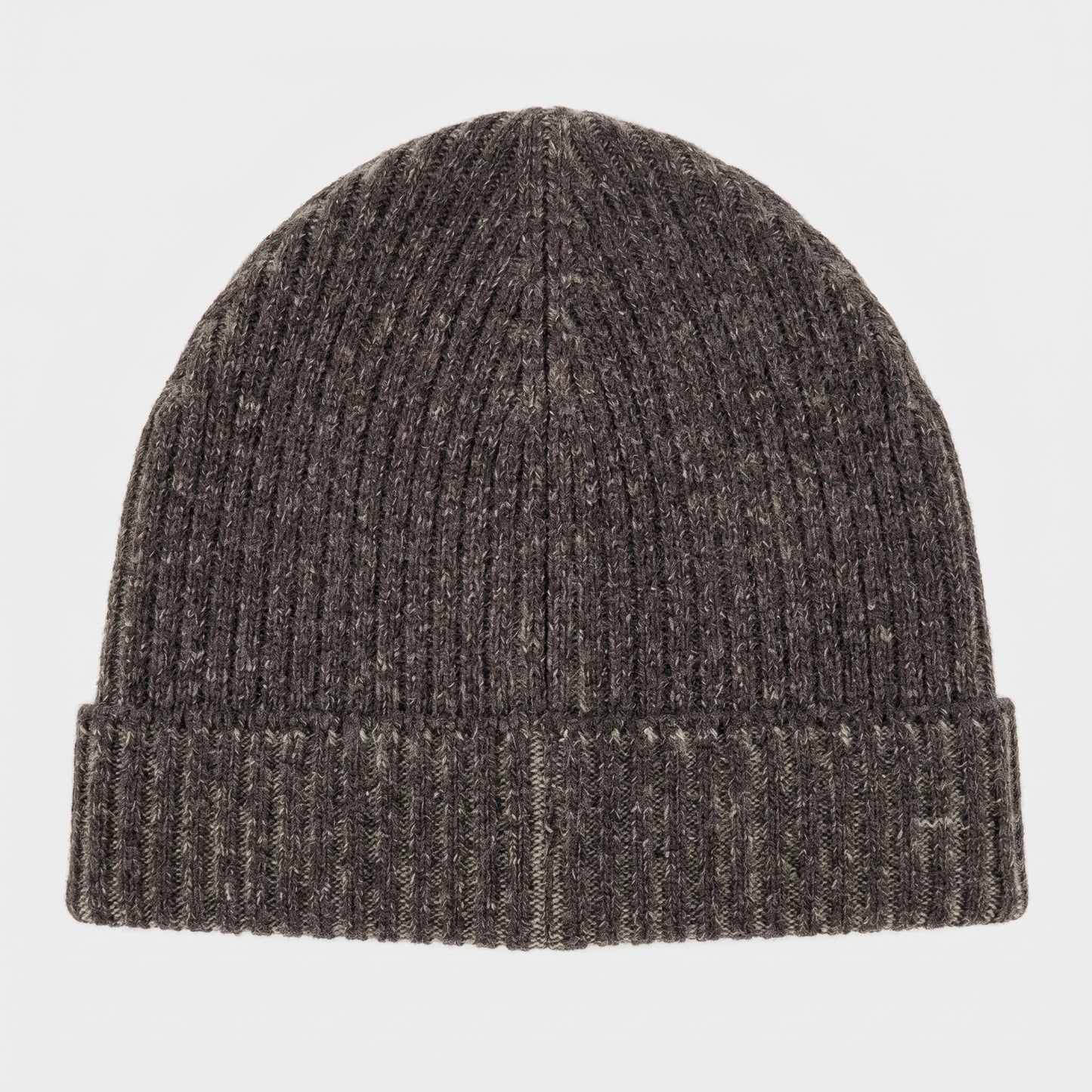 Ribbed Knit Wool Beanie