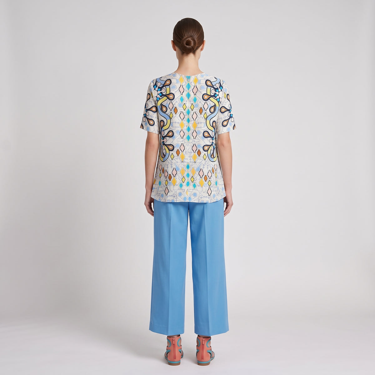 Abstract Graphic Print Tee