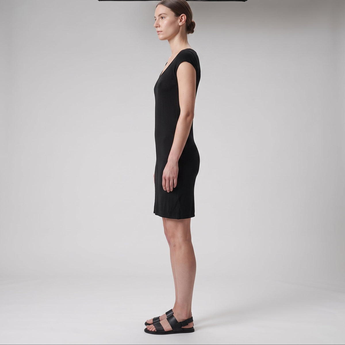 Essential Black Cap Sleeve Top