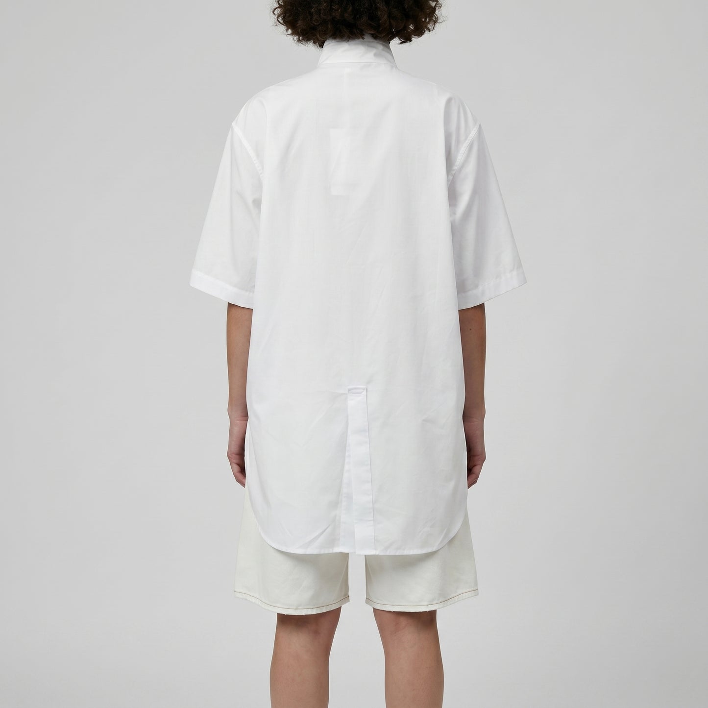Minimalist Mandarin Collar Shirt