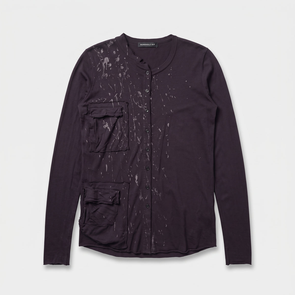 Paint Splatter Utility Cardigan