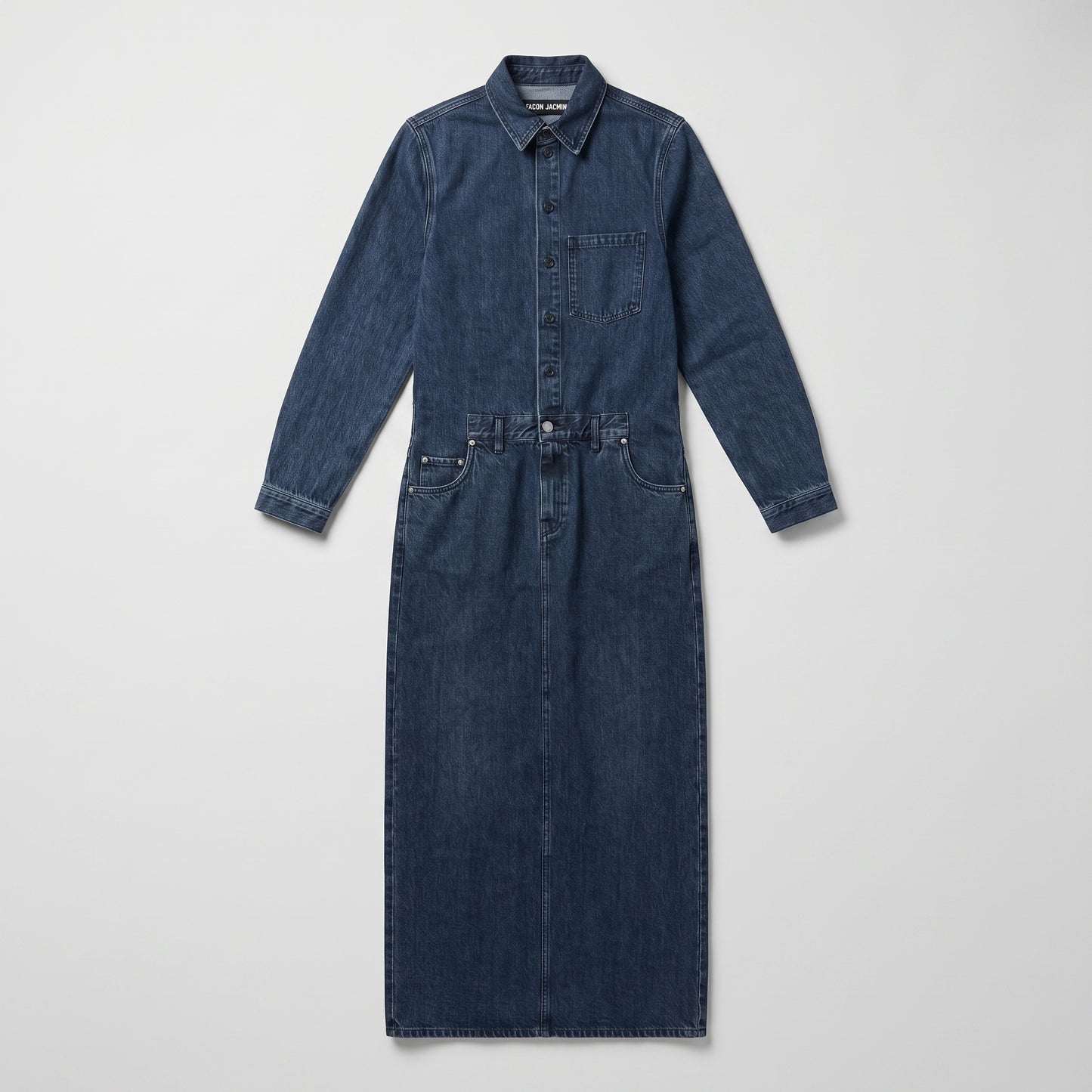 Maxi Denim Shirt Dress