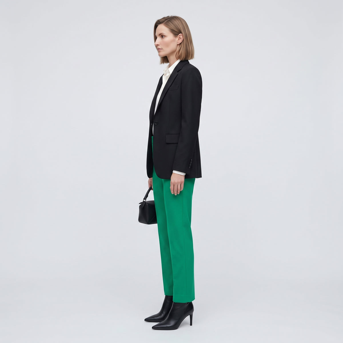 Vibrant Emerald Tailored Trousers