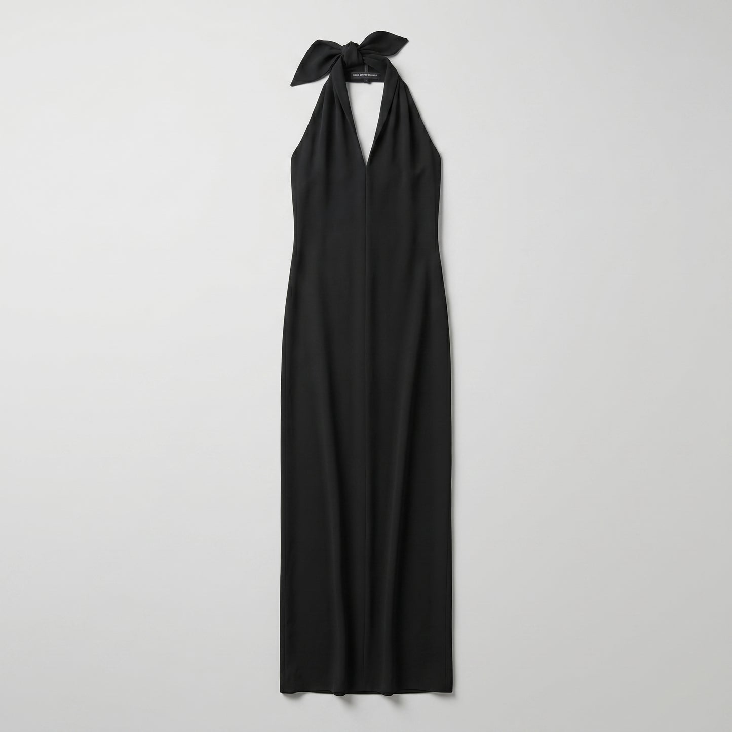Halter Neck Bow Maxi Dress