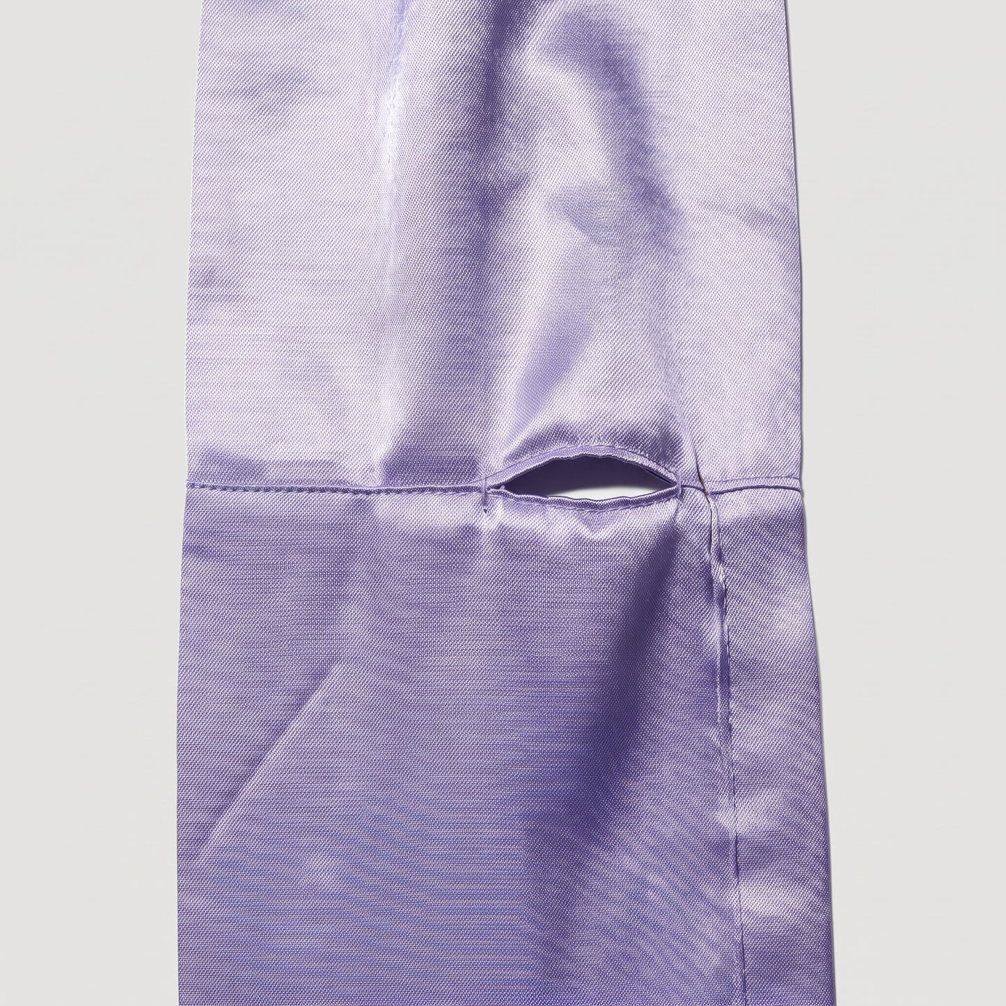 Lavender Satin Tie Belt