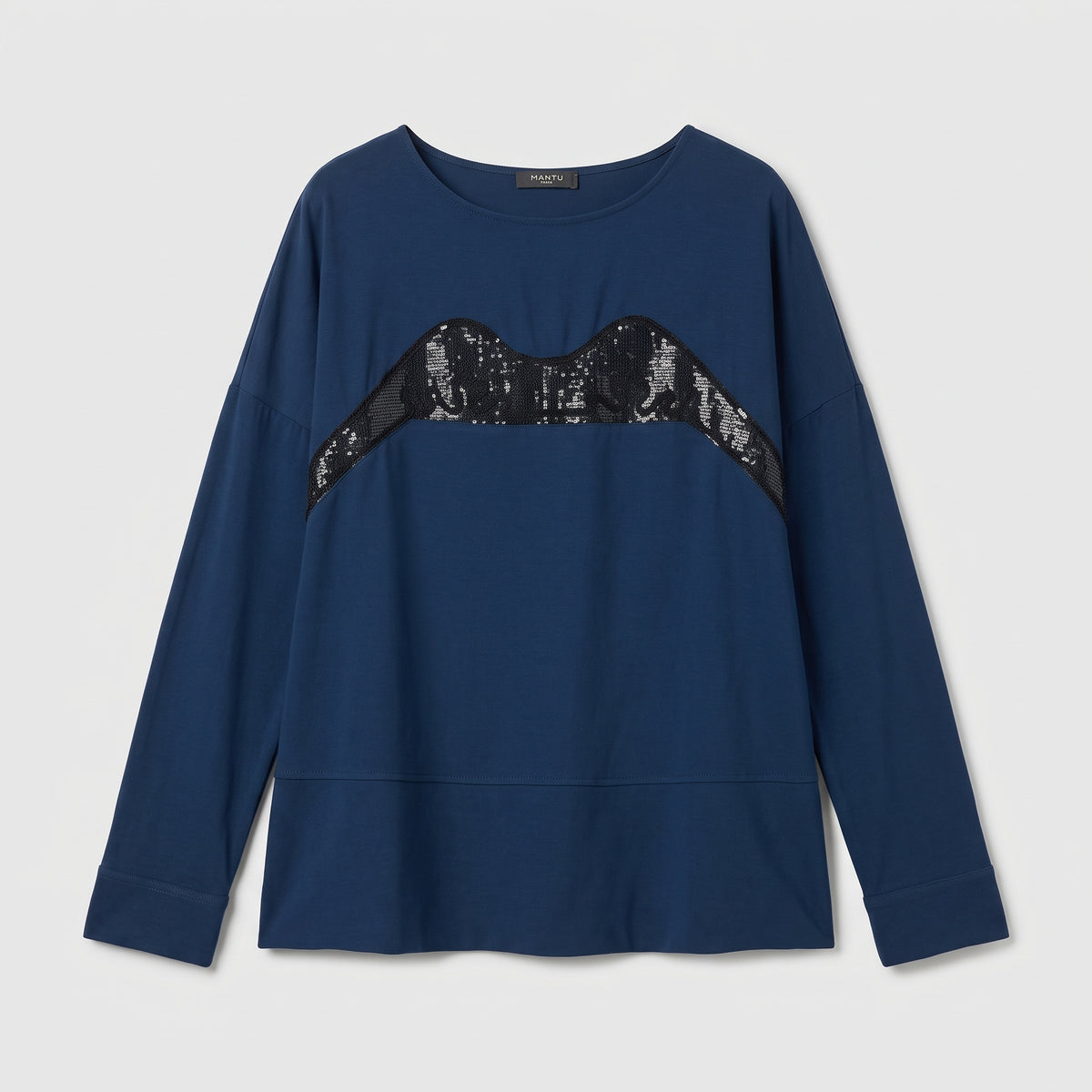 Sequined Embellished Long Sleeve Top