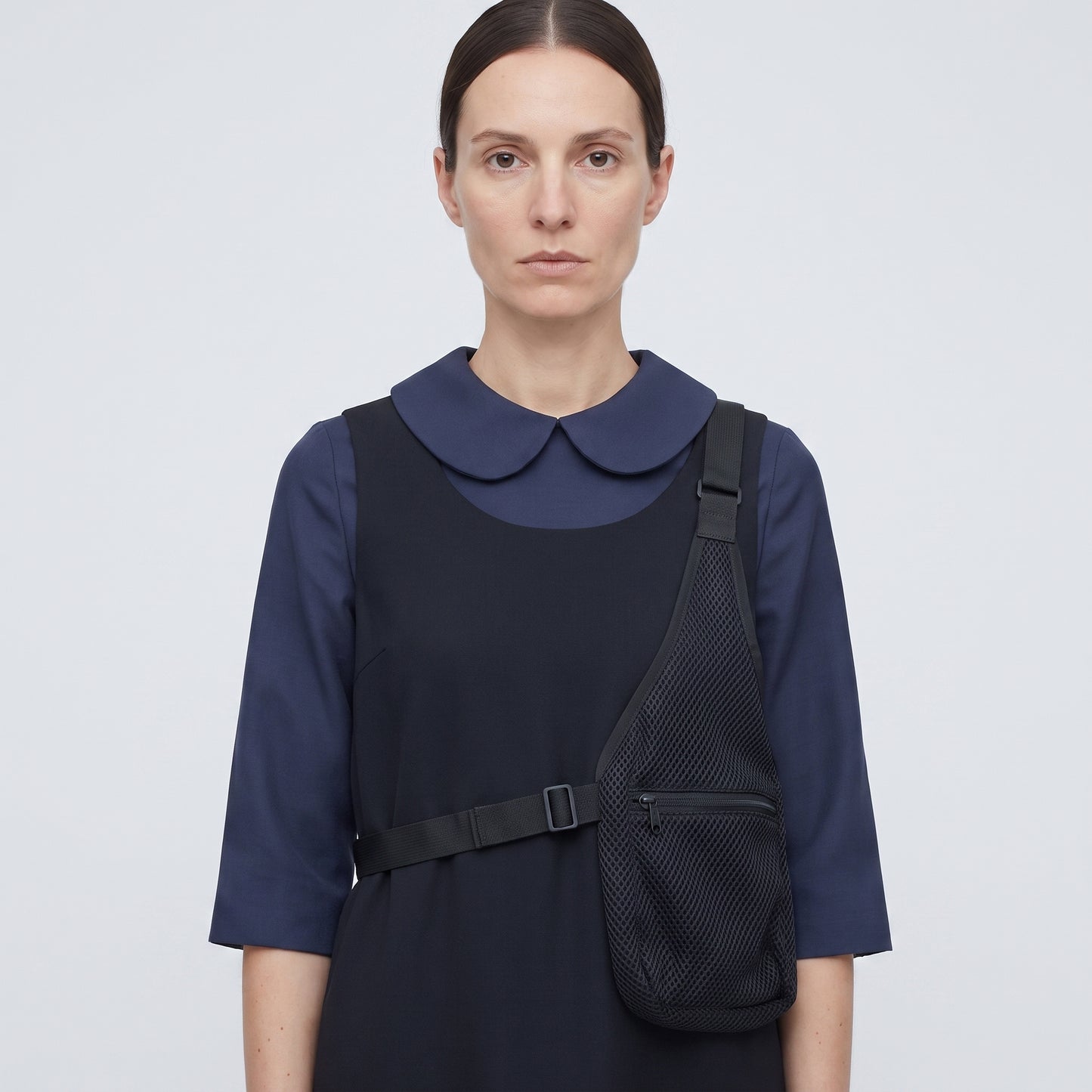 Layered Peter Pan Collar Dress