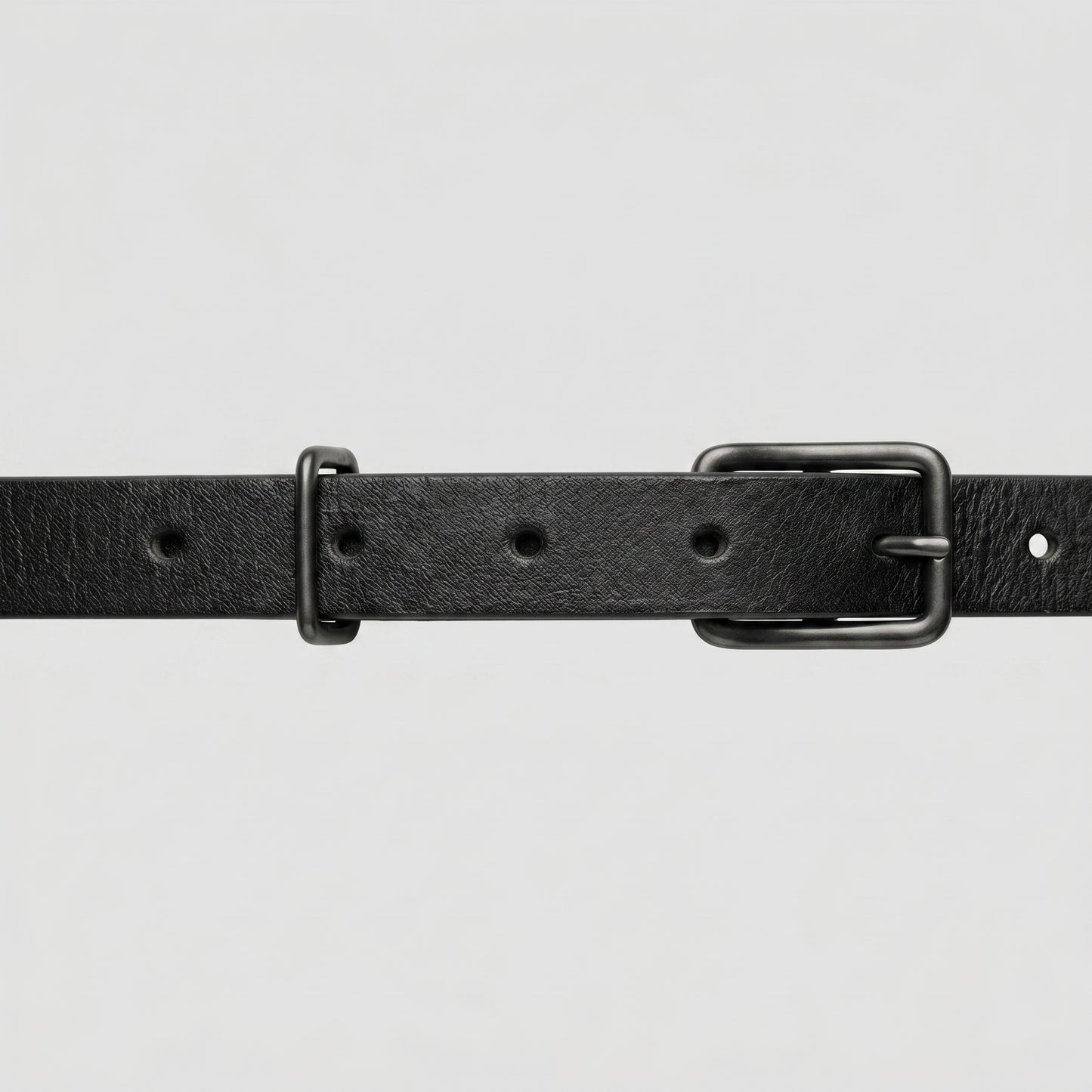 Minimalist Textured Leather Belt