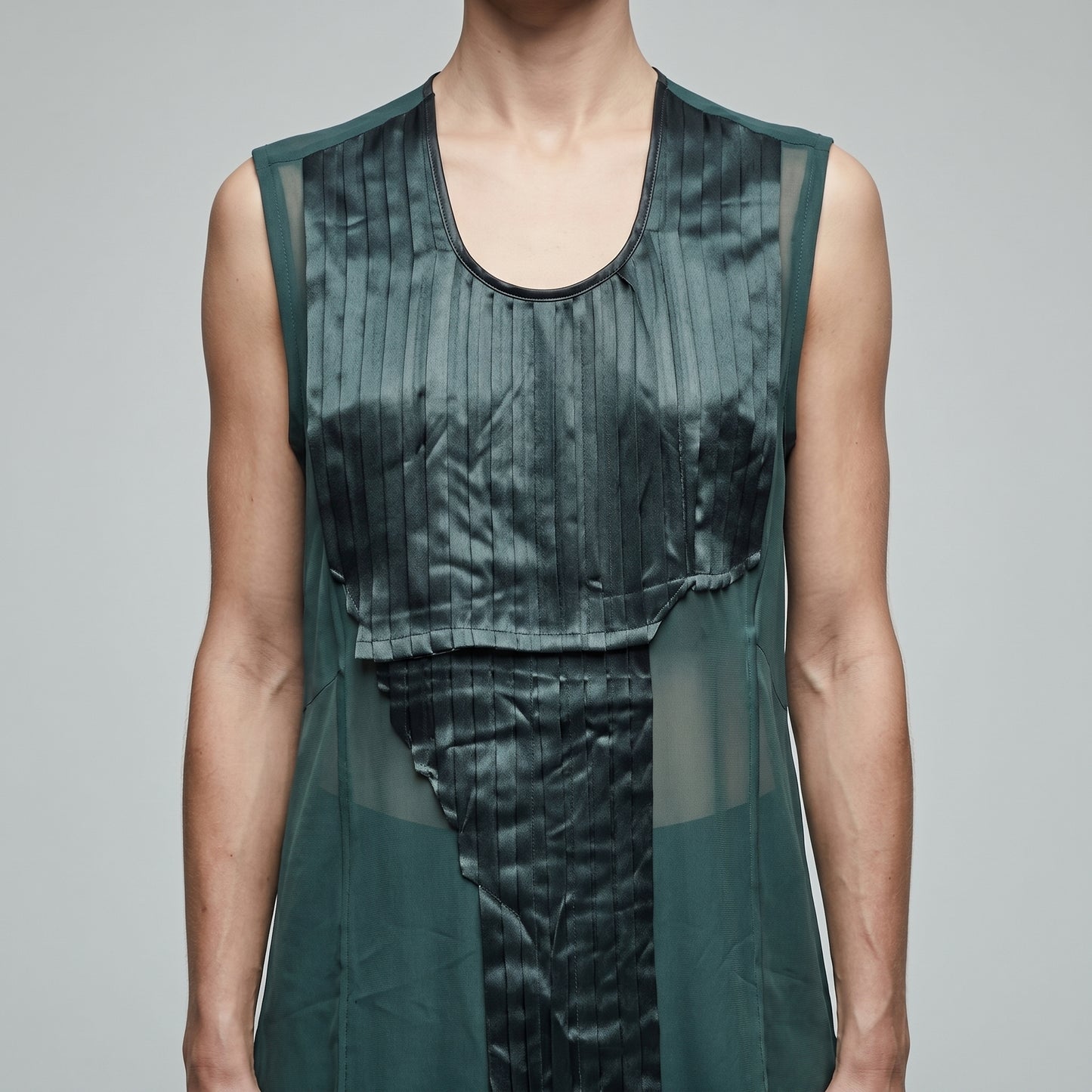 Asymmetric Layered Sheer Top
